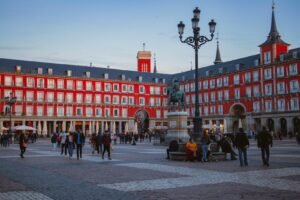 Plaza Mayor Madrid close to Toledo